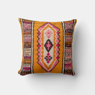 Kilim Kussen: Handgemaakte Gele Kussens