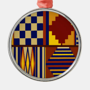 Kilim Prayer Rug-ontwerp Metalen Ornament