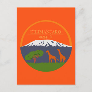 Kilimanjaro Altitude Briefkaart