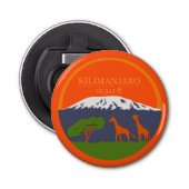 Kilimanjaro Altitude Button Flesopener (Voorkant)
