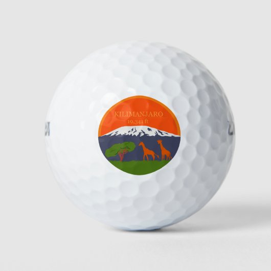 Kilimanjaro Altitude Golfballen (Voorkant)