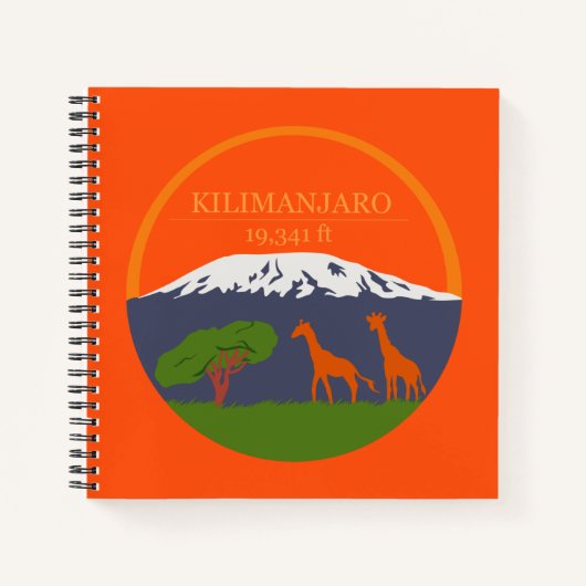 Kilimanjaro Altitude Notitieboek (Voorkant)