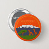 Kilimanjaro Altitude Ronde Button 5,7 Cm (Voorkant /achterkant)