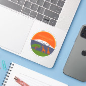 Kilimanjaro Altitude Sticker (Laptop met iPhone)