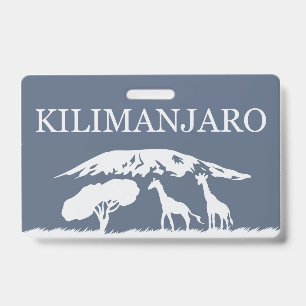 Kilimanjaro (blauw) badge