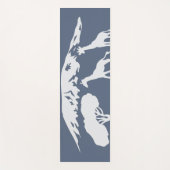 Kilimanjaro (blauw) yogamat (Voorkant)