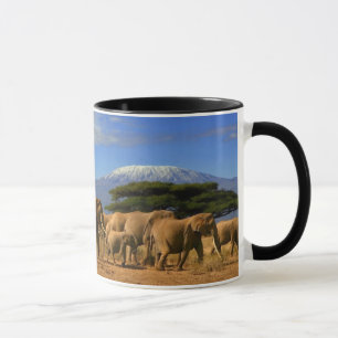 Kilimanjaro en olifanten mok