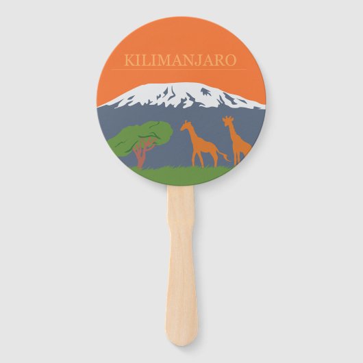 Kilimanjaro Handwaaier (Voorkant)