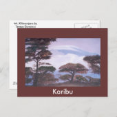 Kilimanjaro, Oost-Afrika Briefkaart (Voorkant / Achterkant)