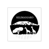 Kilimanjaro Rubberstempel (Afrduk)