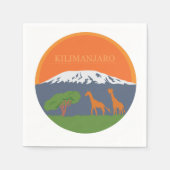 Kilimanjaro Servetten (Voorkant)