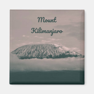 Kilimanjaro Snow Volcano in Tanzania Afrika Magneet