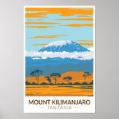 Kilimanjaro Tanzania Africa  Poster (Voorkant)