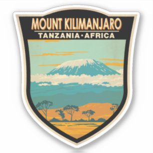 Kilimanjaro Tanzania Africa Sticker