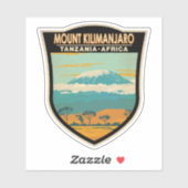 Kilimanjaro Tanzania Africa  Sticker (Vel)