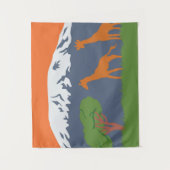 Kilimanjaro Wandkleed (Voorkant)