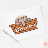Kiljoy is hier rechthoekige sticker (Envelop)