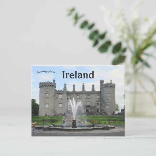 Kilkenny Castle Ireland Briefkaart (Staand voorkant)