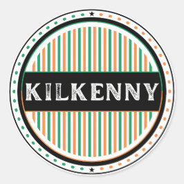 Kilkenny City Pride Emblem – Irish Identity Ronde Sticker