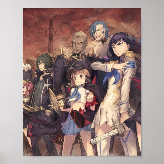 Kill la Kill - Ryuko Mako Satsuki Poster (Voorkant)