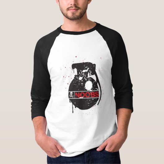 Kill Noobs Grenade Shirt (Voorkant)