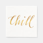 Kill Quote Faux Gold Foil Quotes Sparkly Funny Servet (Voorkant)