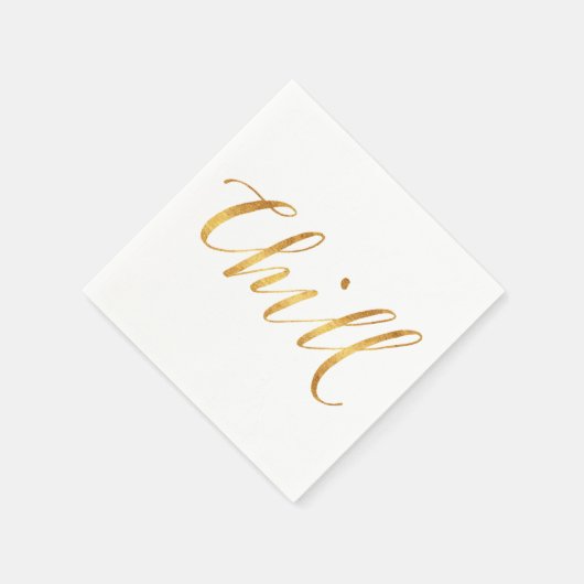 Kill Quote Faux Gold Foil Quotes Sparkly Funny Servet (Hoek)