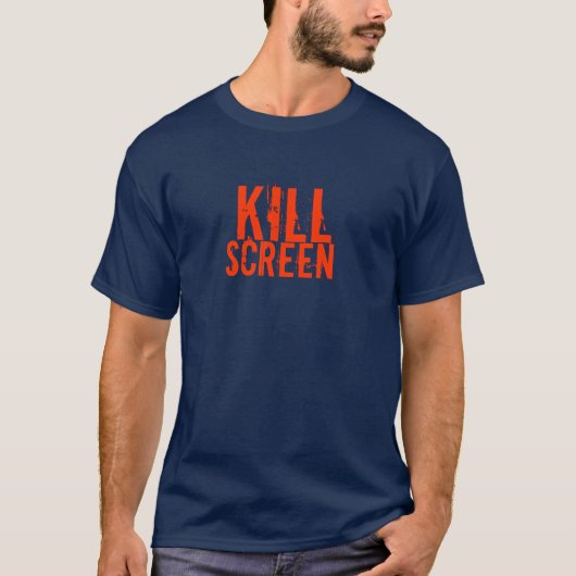 KILL SCREEN - retro videogame T shirt (Voorkant)