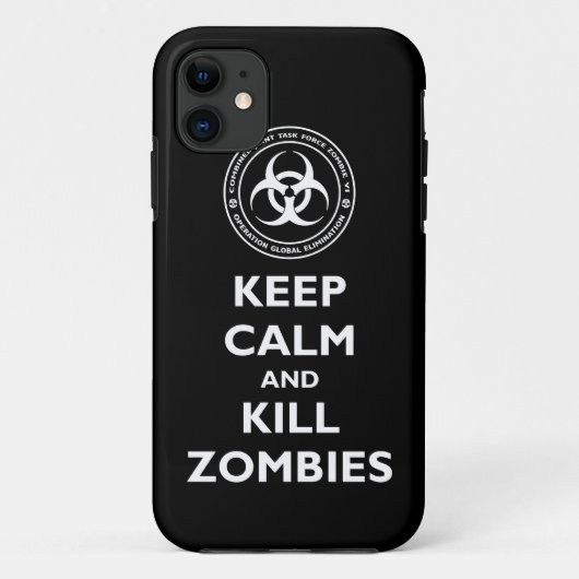 Kill Zombies Case-Mate iPhone Case (Achterkant)
