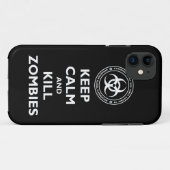 Kill Zombies Case-Mate iPhone Case (Achterkant (horizontaal))