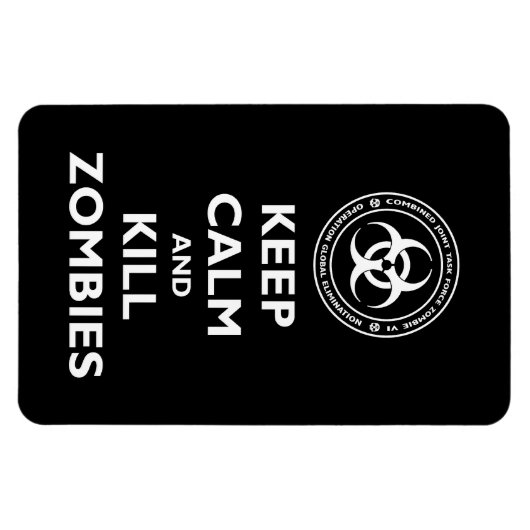 Kill Zombies Magneet (Horizontaal)