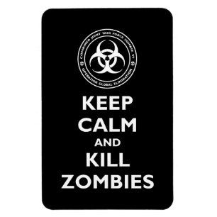 Kill Zombies Magneet