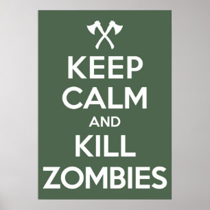 Kill Zombies Poster