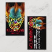 Killa Klown Carte de visite (Devant / Derrière)