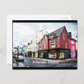 Killarney, Ierland straatbeeld Ansichtkaart Briefkaart (Voorkant / Achterkant)