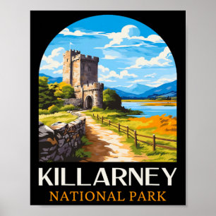 Killarney Nationaal Park Wandelen Kamperen Buitens Poster