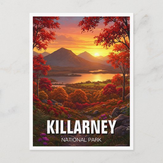Killarney National Park Ierland Reizen Briefkaart (Voorkant)