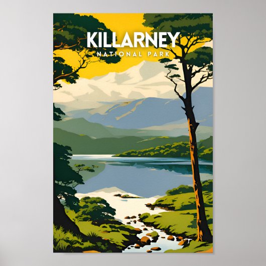 Killarney National Park Reizen Poster (Voorkant)