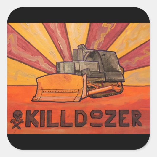 Killdozer sticker (Voorkant)