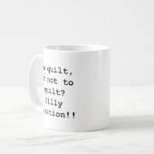 Killen of niet kantelen koffiemok (Voorkant links)