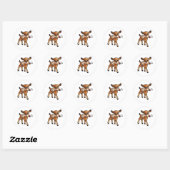 Killer Bambi Ronde Sticker (Vel)