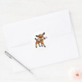 Killer Bambi Ronde Sticker (Envelop)