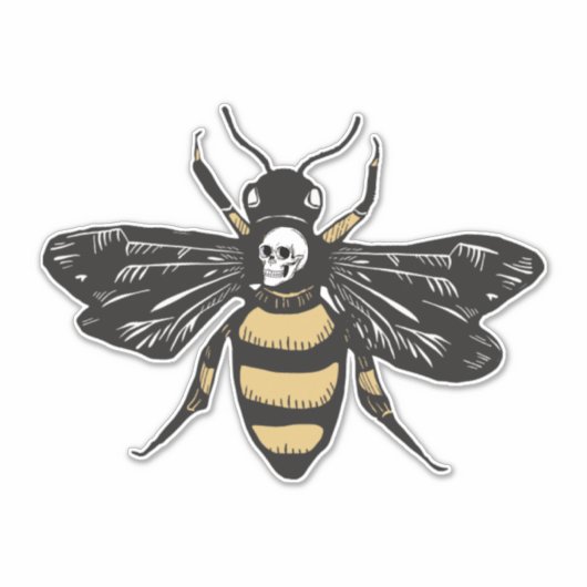  Killer Bee Sticker (Voorkant)