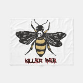 killer bijentekening fleece deken (Voorkant (Horizontaal))