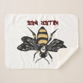  killer bijentekening sherpa deken (Voorkant (horizontaal))