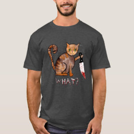 Killer Cat, handgeschilderd, T-Shirt Humor eigenaa