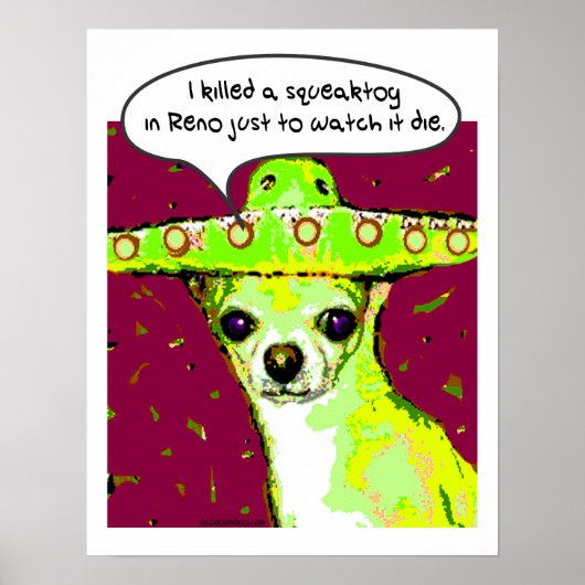 Killer Chihuahua Poster (Voorkant)