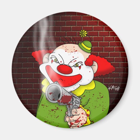 Killer Clown Magnet Magneet (Voorkant)