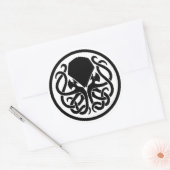 Killer Cthulhu-sticker (alleen voor beperkte tijd) Ronde Sticker (Envelop)