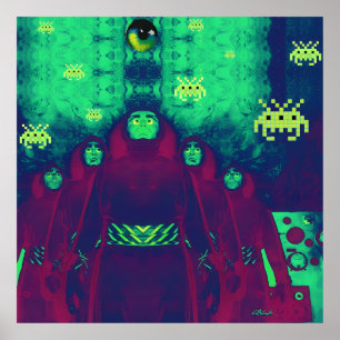 Killer Invaders uit de ruimte Poster